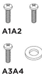 Atdec ADBB400F - VESA 400 Fixed Brackets - 2