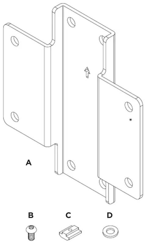 Atdec ADBRPP - Rail Pole Plate - 1
