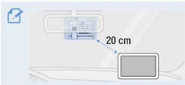 Thinkware F790 - Choix de l'emplacement d'installation - 2