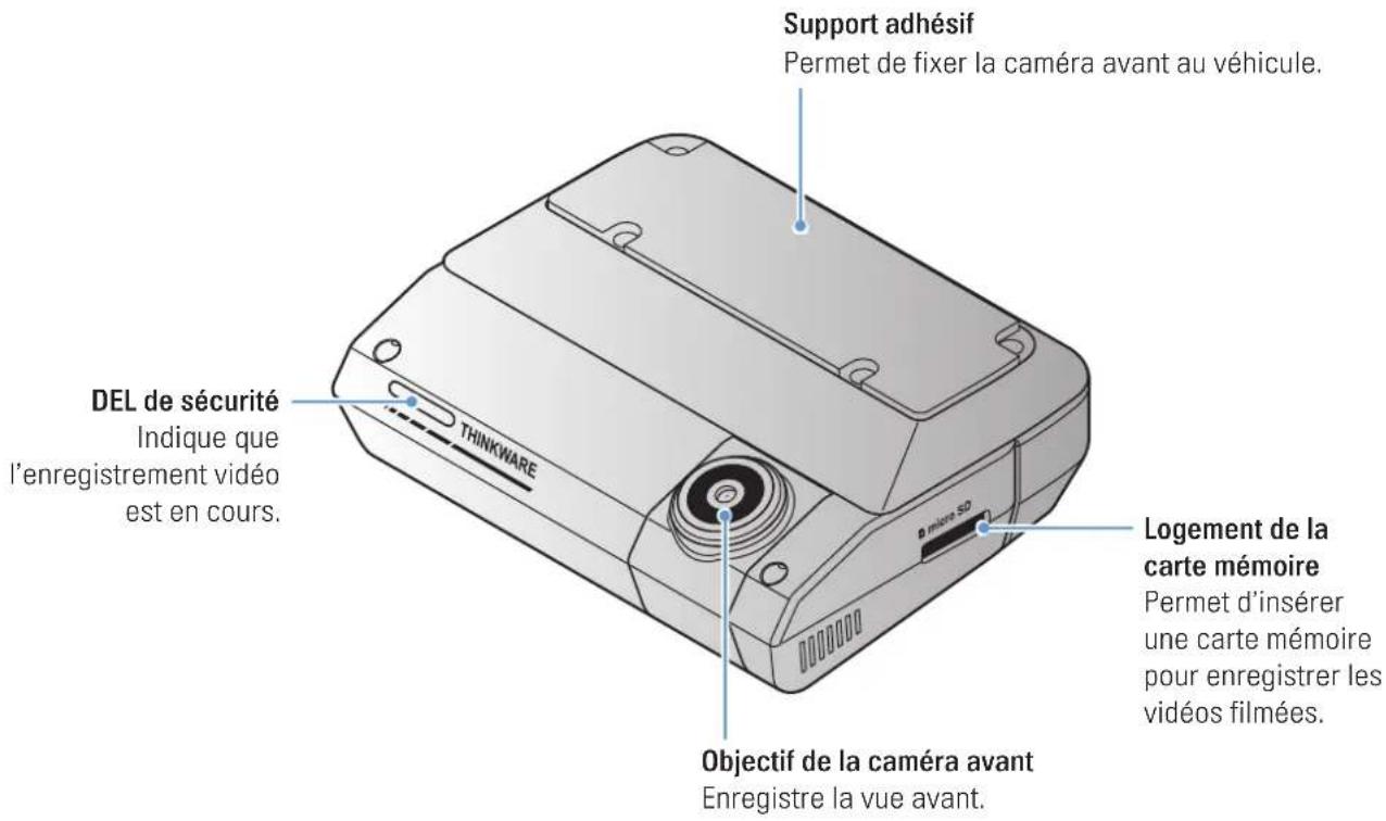 Thinkware F790 - Caméra avant (appareil principal) – vue arrière - 1