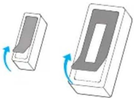Sonoff DW2WiFi - 撕下3M胶保护膜。 - 1