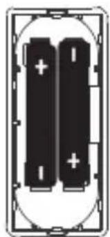 Sonoff DW2WiFi - 2- 2. 根据正负极标识,装上电池 - 2