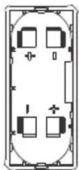Sonoff DW2WiFi - 2- 2. 根据正负极标识,装上电池 - 1