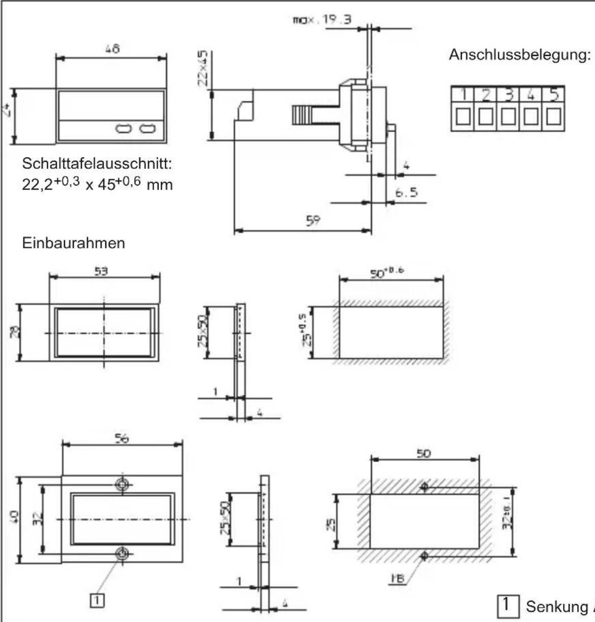 Kübler CODIX 520 - Abmessungen - 1