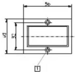 Kübler CODIX 531 - Cadre de montage - 3