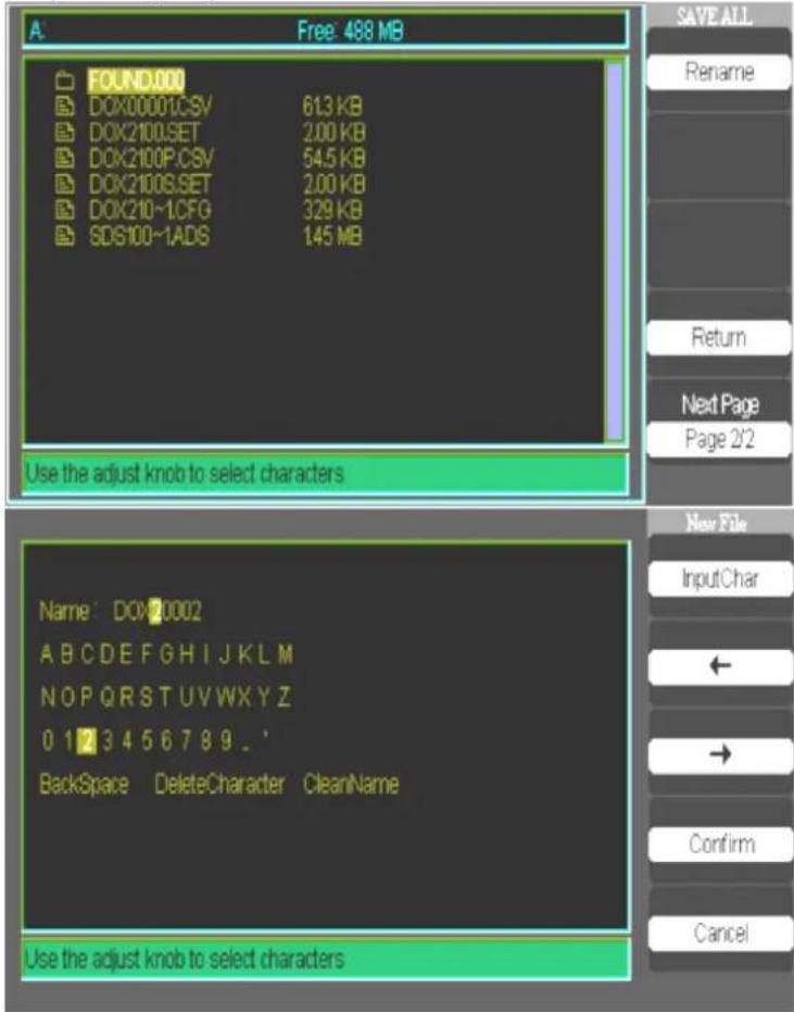 METRIX DOX2100B - Création de répertoires et de fichiers - 1
