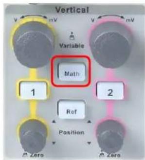 METRIX DOX2100B - Menu MATH - 1