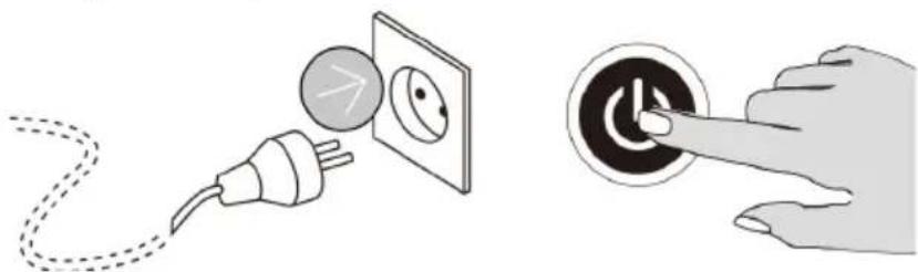 Sogo SS5675 - Plug in the appliance and turn it on - 1