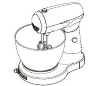 Sogo SS14506 - INSERTING THE BEATERS OR THE DOUGH HOOKS - 1