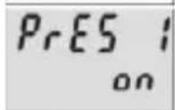 Kübler CODIX 924 - Mainmenu for Preset 1 - 2