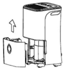 COMFEE MDDF20DEN7WF - Gebruik de opvangbak - 2