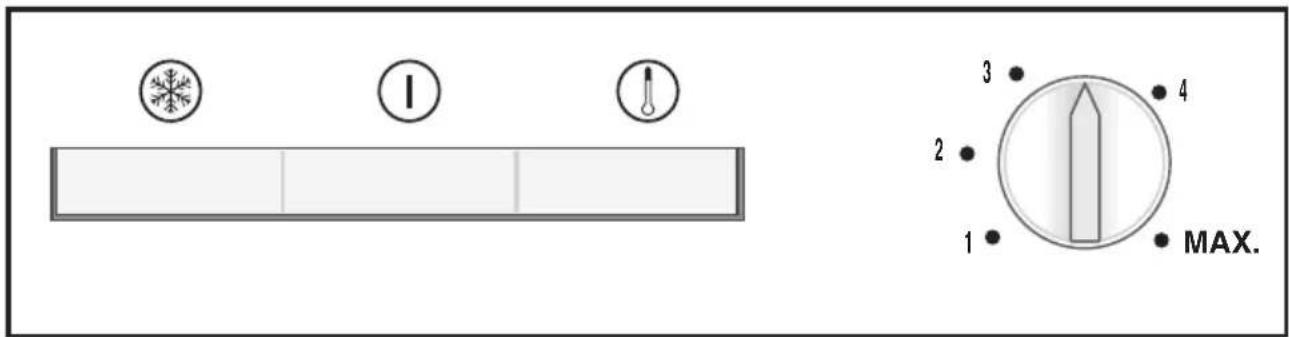 BEKO FS127330N - Réglage de la température de fonctionnement - 2