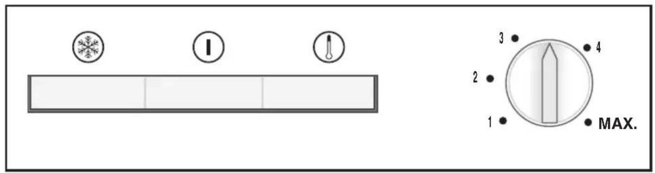 BEKO FS127330N - Setting the operating temperature - 2