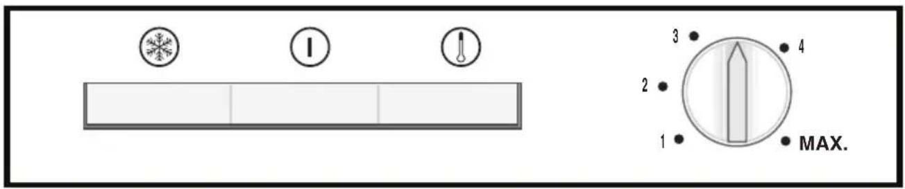 BEKO FS127330N - Настройка на работната температура - 1