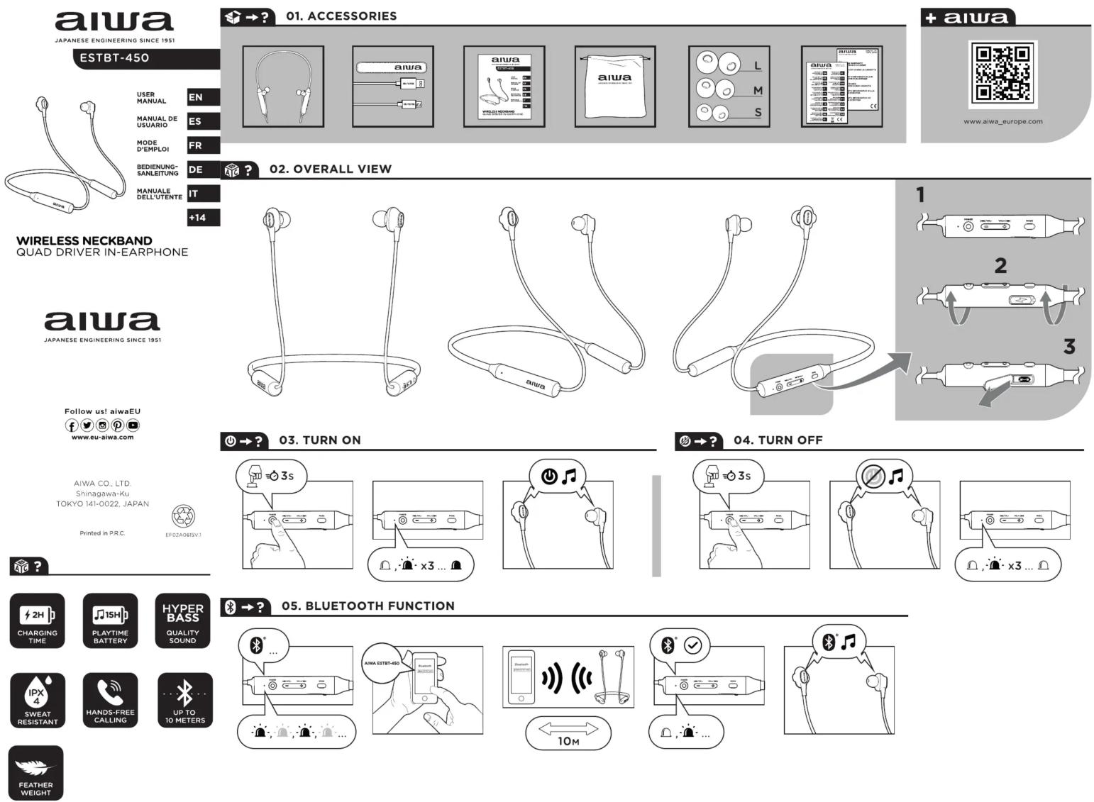AIWA ESTBT450 - 1