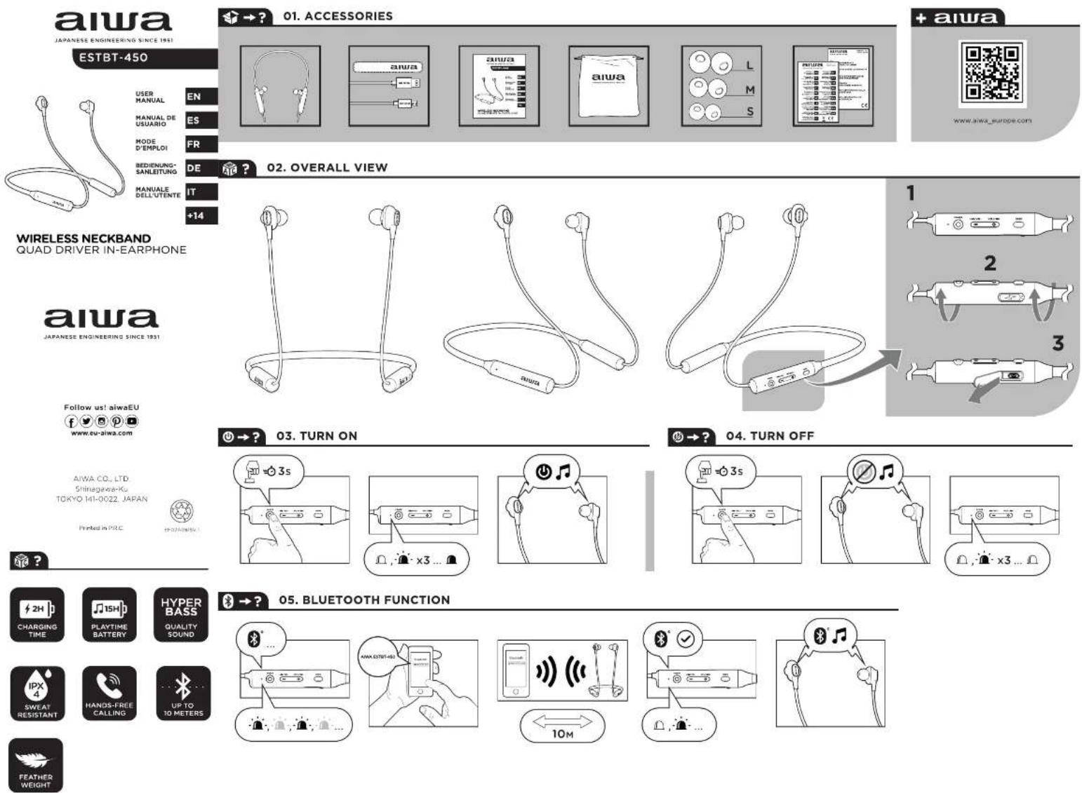 AIWA ESTBT450 - 1