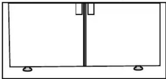 BEKO GN163140ZGBN - Reglarea picioarelor - 1