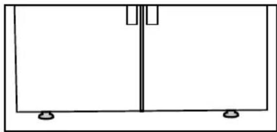 BEKO GN163140ZGBN - Bijstelling van de voeten - 1
