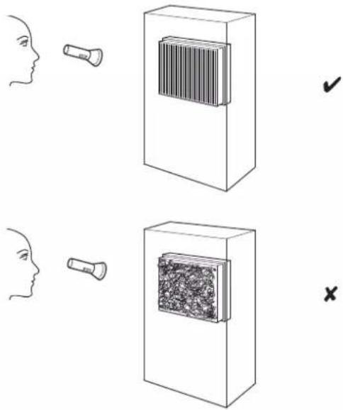 TROTEC TTK 127 E - Contrôle visuel de l'intérieur de l'appareil pour détecter des encrassements - 1
