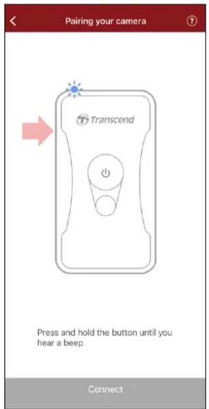 TRANSCEND DrivePro Body 70 - 8-2 Connexion à l'application drivepro body app - 3