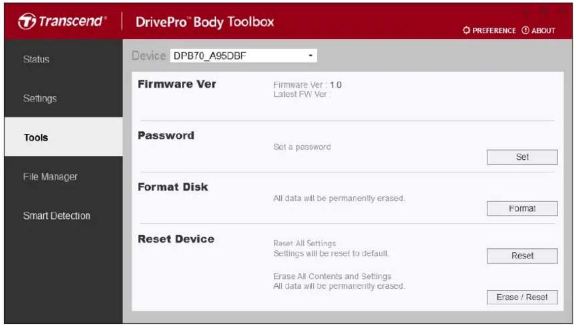 TRANSCEND DrivePro Body 70 - 9-3 Outils - 1