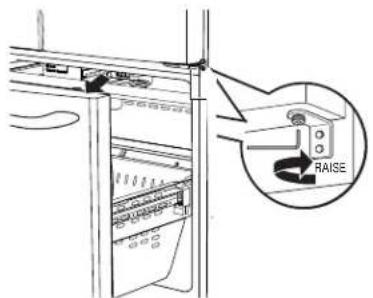 GE GYE22GENDS - NIVELACIÓN DE LAS PATAS DEL REFRIGERADOR - 2