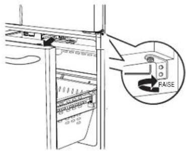 GE GYE22GENDS - LEVEL THE REFRIGERATOR DOORS - 2