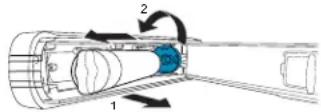 GE GYE22GENDS - Retrait de la cartouche filtrante ou du bouchon de dérivation - 1