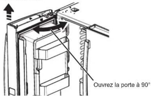 GE GYE22GENDS - Retrait des PORTES du réfrigérateur (suite) - 1