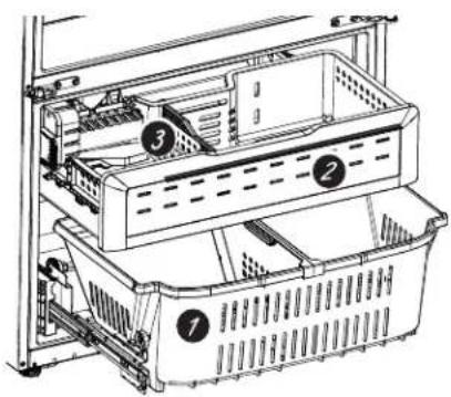 GE GYE22GENDS - Canasta y Cajón del Freezer - 1