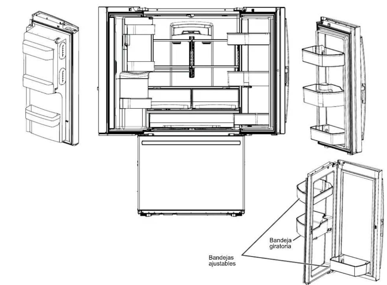 GE GYE22GENDS - ENCHUFE EN EL REFRIGERADOR - 1