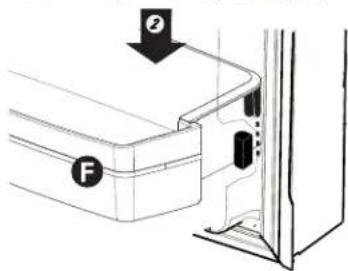 GE GYE22GENDS - To place bins into doors: - 3