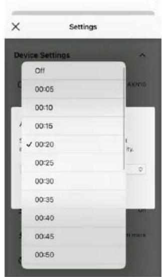 CAMBRIDGE MXN10 - How do I stop the MXN10 from powering down when not in use? - 2