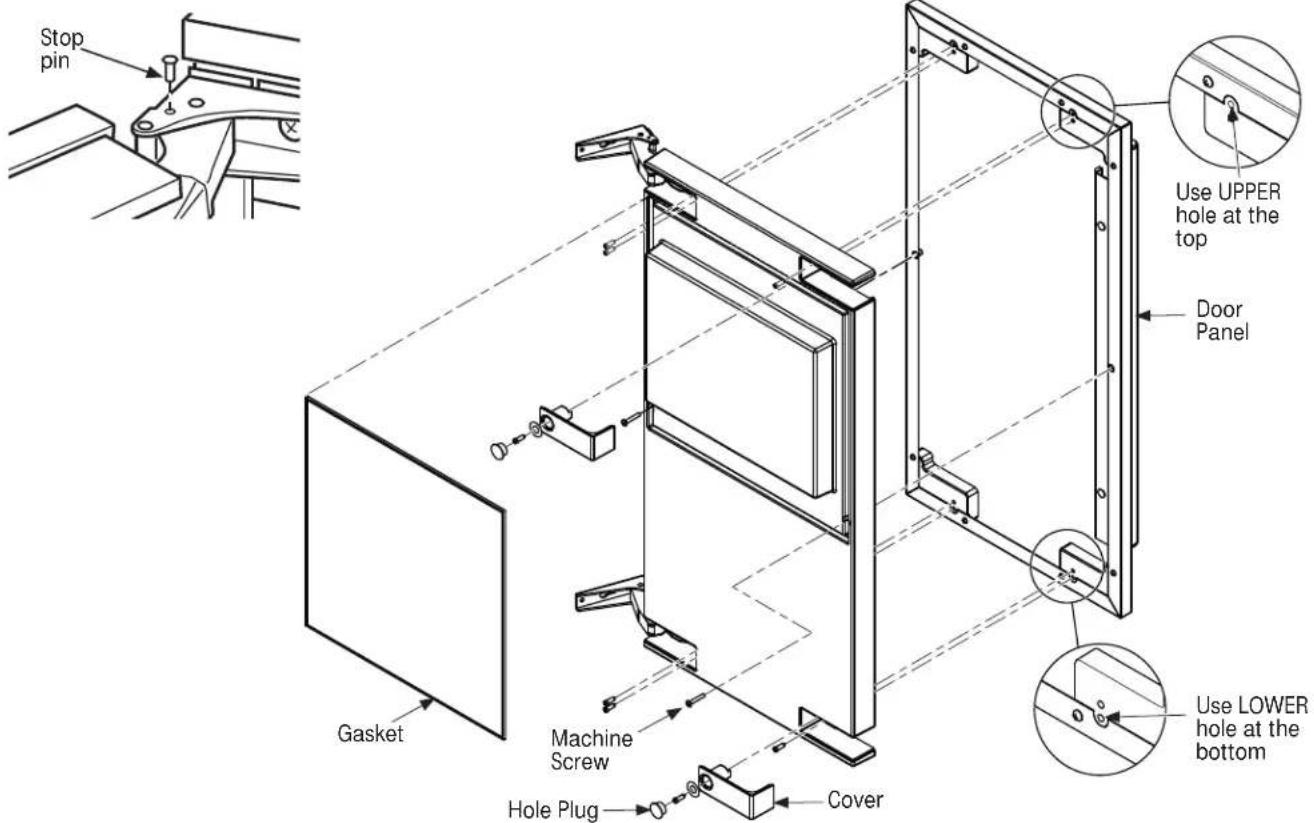 GE UCC15NJII - Attaching the Door Panel - 2