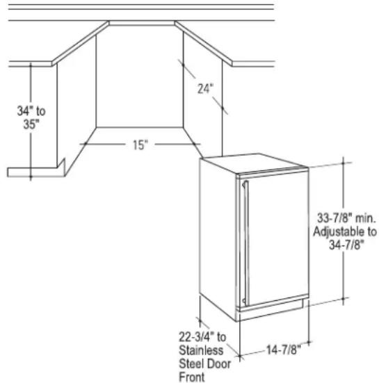 GE UCC15NJII - CAUTION - 1