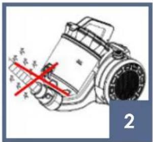Technical diagram of a mechanical device with red crosshair and Chinese text labels, likely indicating a component or inspection.