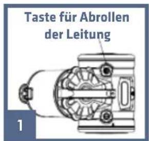Zeegma Zonder Base Jet - ABROLLEN DER VERSORGUNGSLEITUNG UND AUFBEWAHRUNG - 1