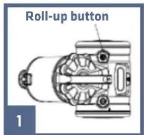 Roll-up button 1