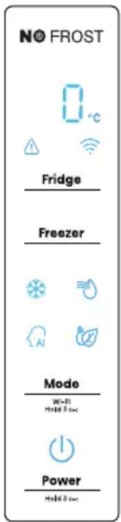 NO FROST Fridge Freezer Mode Power