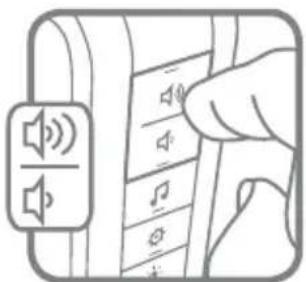 HONEYWELL RDWL917AX2000 - Adjust the Volume - 1