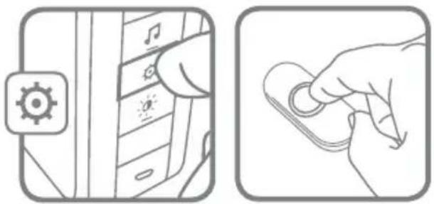 HONEYWELL RDWL917AX2000 - Connexion d'un bouton-poussoir - 1