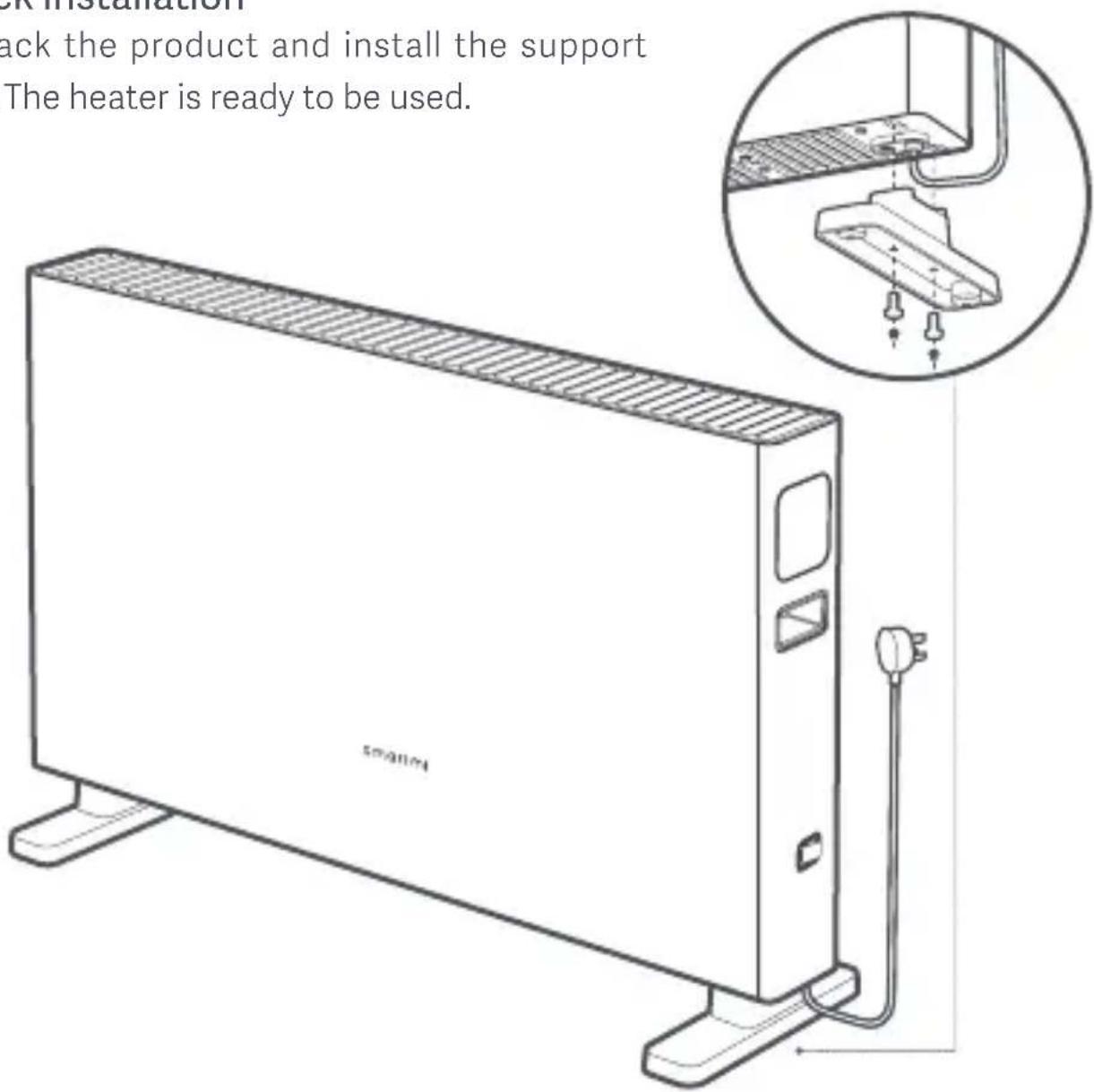 Xiaomi Smartmi - Quick installation - 1