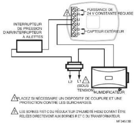 HONEYWELL HE205A1000 - Connexion de la plomberie - 2