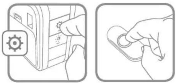 HONEYWELL RDWL515P2000 - Connexion d'un bouton-poussoir - 1