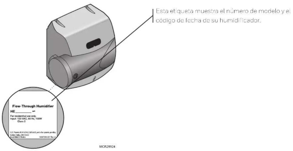 HONEYWELL HE100A1000 - ¿Qué modelo de humidificadorengo? - 1