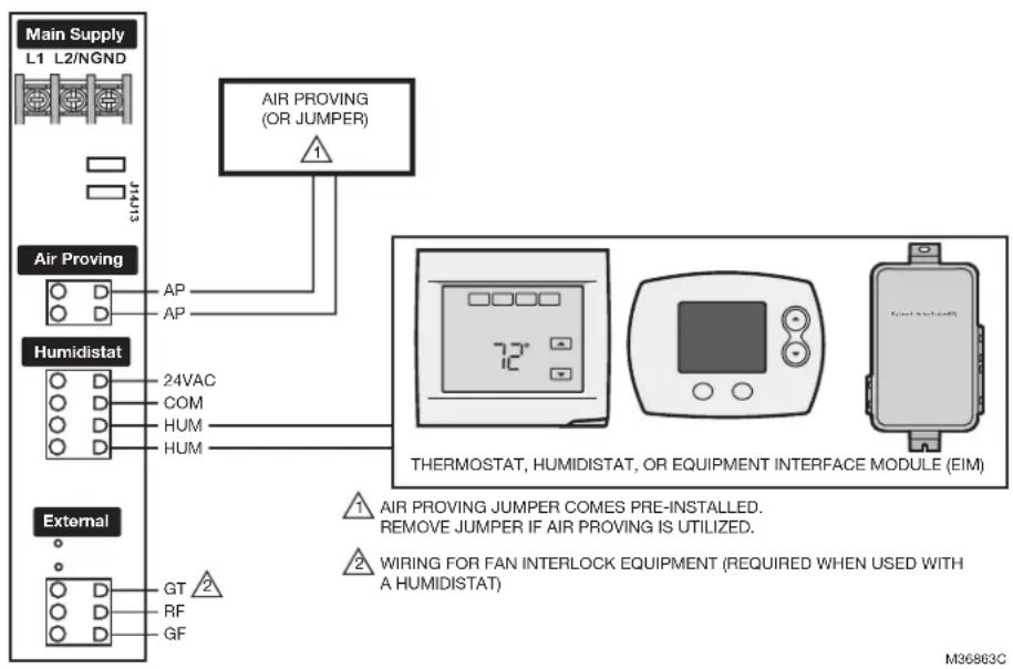 HONEYWELL HM750APCB - Fan Interlock - 1