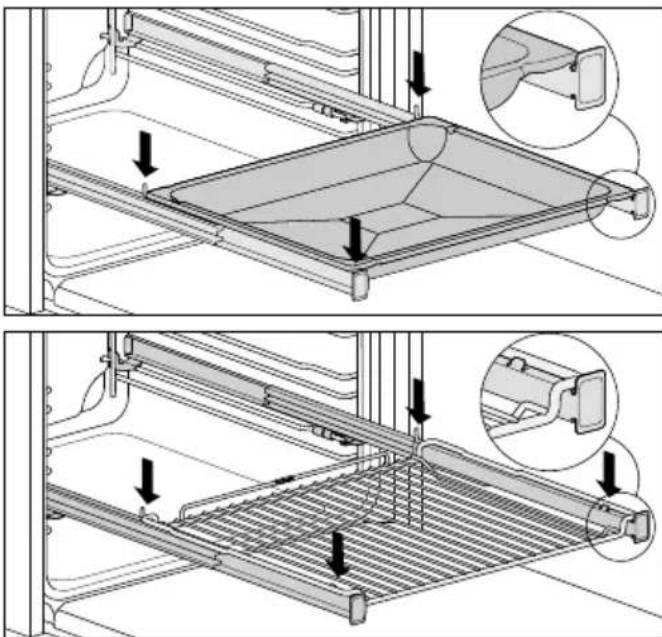 MIELE H 2755 B - Rails coulissants FlexiClip HFC 70-C - 2