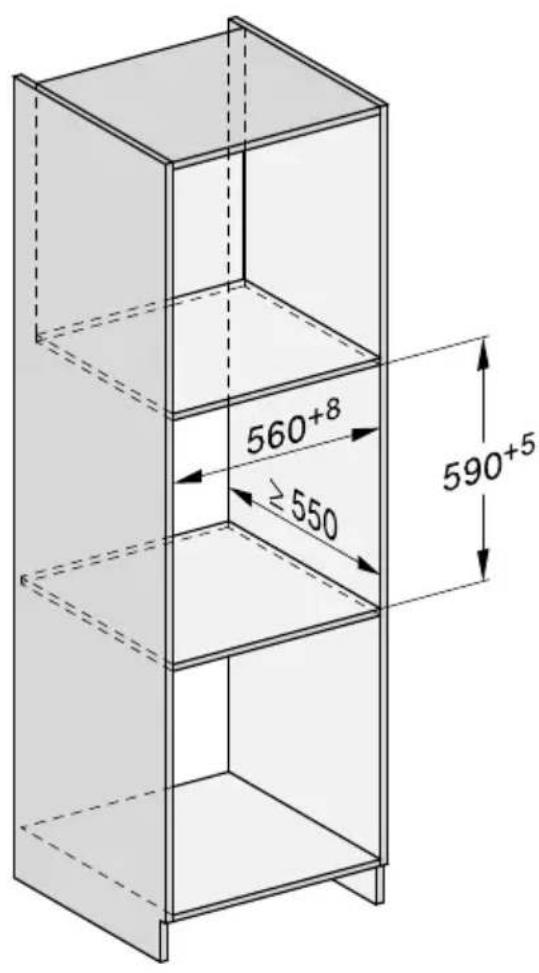 MIELE H 2755 B - Encastrement dans une armoire haute ou basse - 1