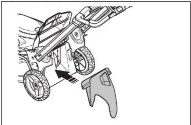 HUSQVARNA LE 322R - To change the product to rear-side discharge mode - 2