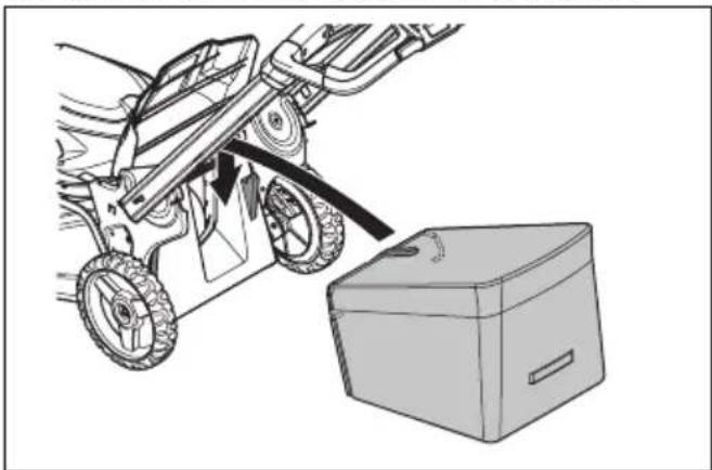 HUSQVARNA LE 322R - Pour utiliser le produit avec le collecteur d'herbe - 3